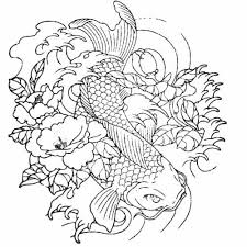 Black And White Stencil Koi Fish Design Free Printable Tattoo Stencils Koi Fish Tattoo Stencils Tattoo Stencils Koi Fish Tattoo Koi Fish
