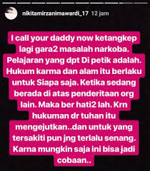 Gila darjat gila nama gila kuasa gila harta semua gila. Jennifer Dunn Ditangkap Nikita Mirzani Hukum Karma Berlaku Untuk Siapa Saja Tabloidbintang Com