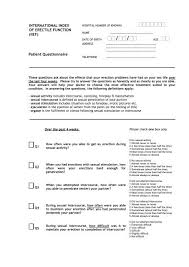 Image result for International Index of Erectile Function Questionnaire