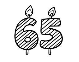They help him create his own birthday greeting cards for family and friends. 65 Years Old Coloring Page Coloringcrew Com