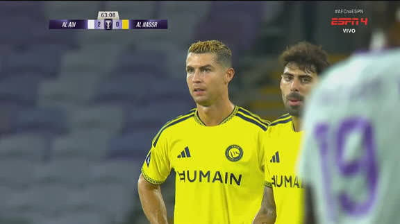 Que fase, Cristiano Ronaldo! Al Ain marca o 2&ordm; contra o Al Nassr e deixa camisa 7 desolado na Champions Asi&aacute;tica