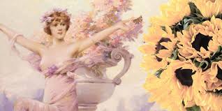 The goddess persephone and her companion nymphs were gathering rose, crocus, violet, iris, lily and larkspur blooms in a springtime meadow when she was abducted by the god haides. Flowers In Mythology Our Favourite Floral Myths Blossoming Gifts