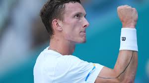 Czech Lehecka beats France's Fils to reach Miami Open final
