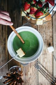 Matcha White Chocolate Fondue Matcha White Chocolate Matcha Green Tea Recipes Matcha Recipe