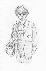 011 Eleven Stranger Things 2 Paloma Tapia Strangerthings Strangerthings2 Eleven Art Illustration Dibujos Dibujos Para Imprimir Dibujos Para Colorear