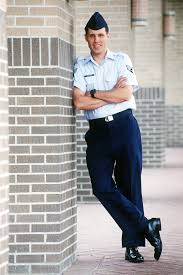 SENIOR AIRMAN Kris Travers was back in uniform seven months after leaving  the service to receive benefits he thought he wouldn't miss. Photograph was  included in the August 1999 AIRMAN Magazine article "