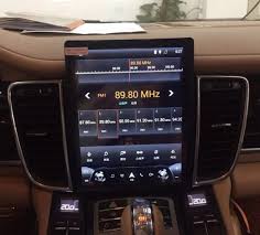 10 4 Vertical Screen Tesla Style Android Car Stereo Radio Audio Dvd Gps Navigation Head Unit Sat Nav Infotainment Replacement Porsche Macan Cayenne Panam Carros