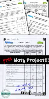 A Free Math Project For Grades 3 5 From More Than A Worksheet Students Must Plan A Car Parade That H Math Projects Project Based Learning Math Math Enrichment