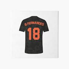 Bruno fernandes heimtrikot /auswärtstrikot kaufen in erwachsenen und kinder größe. Bruno Fernandes Liedgesang Mufc Galeriedruck Von Hevding Redbubble