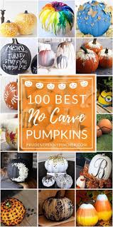 Homeblog october 2016 75+ no carve diy halloween pumpkin decorating ideas: 100 No Carve Pumpkin Decorating Ideas Prudent Penny Pincher