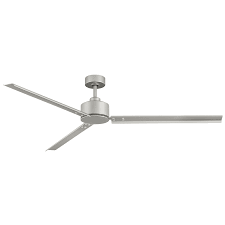 Damp rated for use as an indoor or outdoor ceiling fan in spaces exposed to moisture and humidity. Hinkley Lighting 900972fbn Nwa Brushed Nickel Indy 72 3 Blade Indoor Outdoor Ceiling Fan With Wall Control Lightingshowplace Com