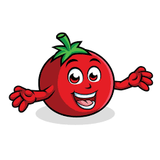 Tomato Cartoon Character Surprising Pose Happy Mascot Vector Illustration  Clipart 39626304 Vector Art at Vecteezy