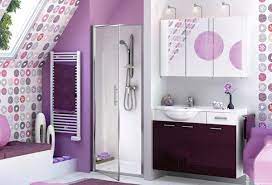Simple bathroom plan for small bathroom. 15 Majestically Pleasing Purple And Lavender Bathroom Designs Home Design Lover