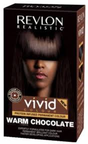 Warm brown chocolatte truss deluxe prime hair treatment recovers and neutralizes unwanted tones by overlaying noble pigments, free of metals and oxidants that will adhere to the most porous areas of the hair, intensifying the color in warm brown colored hair, adding new life and shine to the highlights. Revlon Realistic Vivid Colour Warm Chocolate Permanent Hair Color 1 Ct Foods Co