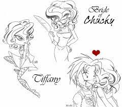 Steampunk coloring pages for adults bing images deviantart. Seed Of Chucky Tiffany Coloring Pages