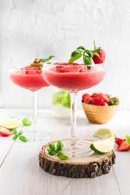 And watch videos demonstrating recipe prep and cooking techniques. Frozen Strawberry Basil Daiquiri Bakes By Chichi