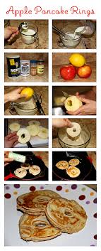 Pancake Apple Rings With Apple Cider Syrup Recipe By Carla Hall The Chew Yummy Food Yummy Breakfast Apple Pancakes