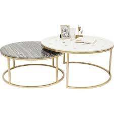 Beistelltisch Mystic Rund Marmor 2 Set Moebel Liebe Com In 2020 Marmor Esstische Beistelltische Couchtisch Marmor