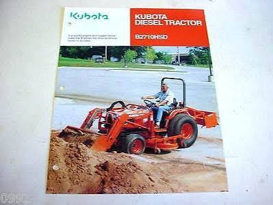Kubota B2710HSD Tractor
