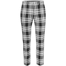 Black And Yellow Plaid Pants Mens Men S Topman Plaid Ultra Skinny Fit Crop Trousers 70 Liked On Polyvore Featuring Men S Fas Skinny Fit Dress Pants Plaid Dress Pants Skinny Dress Pants Men