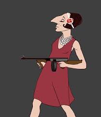 Maybe you would like to learn more about one of these? Artstation Gangster Girl With Tommy Gun Cartoon Character Concept Lena Smigunova