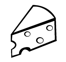 Pictures Sliced Cheese Coloring For Kids Coloring Pages Coloring For Kids Colouring Pages