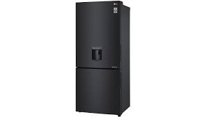 • make sure the water is installed on a level floor or counter. Buy Lg 454l Bottom Mount Fridge With Water Dispenser Matte Black Harvey Norman Au