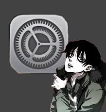 Black And White Anime App Icons Pin By Alexa Ortega On Phone In 2020 Ios App Icon App Icon Anime Icons
