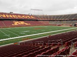 Tcf Bank Stadium View From Lower Level 144 Vivid Seats
