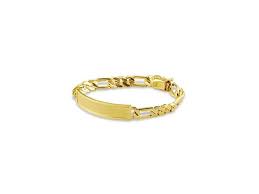 Maybe you would like to learn more about one of these? Mens Engraveable 14k Yellow Gold Figaro Id Bracelet Newegg Com