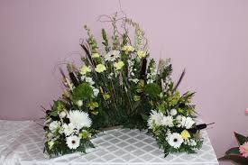 Pin By Agnes Monzon On Urn Flowers Funeral Flower Arrangements Church Flower Arrangements Funeral Flowers