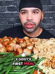 Diddy Eating Food in Jail