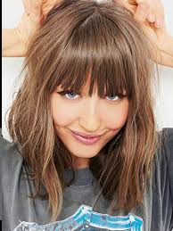Mittellang frisuren mit pony via. Schulterlange Haare Mit Pony Elegant 1001 Ideen Fur Schulterlange Haare Zum Entlehnen Schulterlange Haare Mit Pony Schulterlanges Haar Bob Frisur