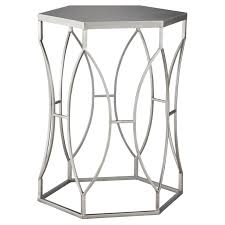Threshold Metal Accent Table Silver Metal Accent Table Silver Accent Table Accent Table