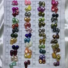Mop0035 Color Chart For Round Custom Dyed Pearls Oysters We