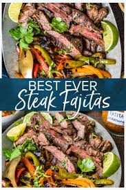 These Steak Fajitas Are So Packed Full Of Flavor They Really Are The Best You Will Ever Try Easy To Make In 2020 Best Steak Fajitas Fajita Recipe Steak Fajita Recipe