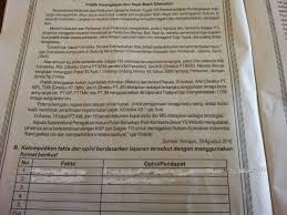 Beberapa ahli memberikan masukan tentang definisi kepariwisataan salah satunya menurut v. Tentukan Fakta Dan Opini Berdasarkan Laporan Tersebut Brainly Co Id