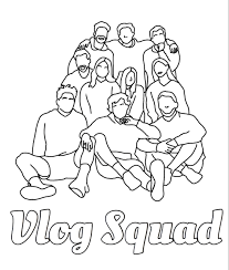 Download and print these youtubers coloring pages for free. Jj Jenniferjoann Tiktok Vlog Squad Cute Coloring Pages Coloring Pages