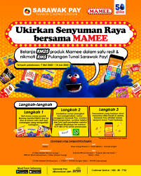Bersetuju dengan segala terma dan syarat yang telah ditetapkan dan termaktub di halaman ini dan wajib dipatuhi. Sarawak Pay Anda Peminat Produk Mamee Nikmati Rm5 Pulangan Tunai Sarawak Pay Apabila Anda Berbelanja Rm25 Produk Mamee Dalam Satu Resit Di Cawangan Terpilih Tertakluk Kepada Terma Dan Syarat T Ly Kfjt Jom