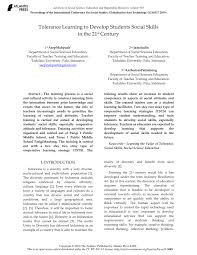 Agama hindu menjelaskan tri mandala. Pdf Tolerance Learning To Develop Students Social Skills In The 21st Century