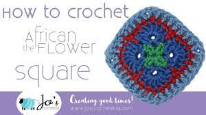 You can't have a discussion of this motif without talking about heidi bears! Crochet African Flower Square Video Tutorial By Jo S Crocheteria Youtube