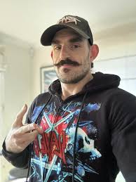 Slaughter #TourDrummer #WillHunt in a promo shot for #VaterDrumsticks.  Photographer Stephen Jensen.