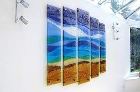 Glass Wall Art Fused Glass Art Stained Glass Projects