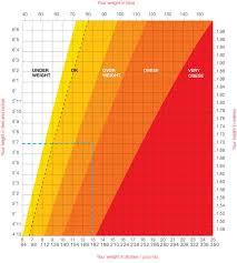 Ideal Body Weight Range Chart Body Mass Index Conversion