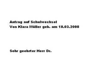 Finden sie hier einen muster antrag ein pünktlich eingereichter antrag auf elternzeit beim arbeitgeber ermöglicht es ihnen bis zu zwölf monate ihren job auszusetzen, diese wertvolle zeit. Formloser Antrag Auf Schulwechsel So Geht S