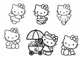 Disegni Da Stampare Hello Kitty Migliori Pagine Da Colorare