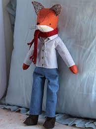 Posie Gets Cozy Fox Sewing Pattern Sewing Stuffed Animals Fabric Toys