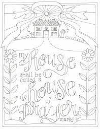 Homemade ginger colorable gift labels. House Of Prayer Coloring Page Flanders Family Homelife