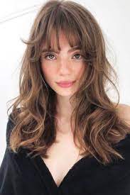Wispy Bangs Are A Trendy Way To Freshen Up Your Casual Hairstyle Hair Styles Long Hair Styles Short Hair With Bangs