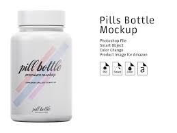 Free Pharmaceutical Pills Bottle Mockup In 2020 Bottle Mockup Pill Bottles Medicine Packaging